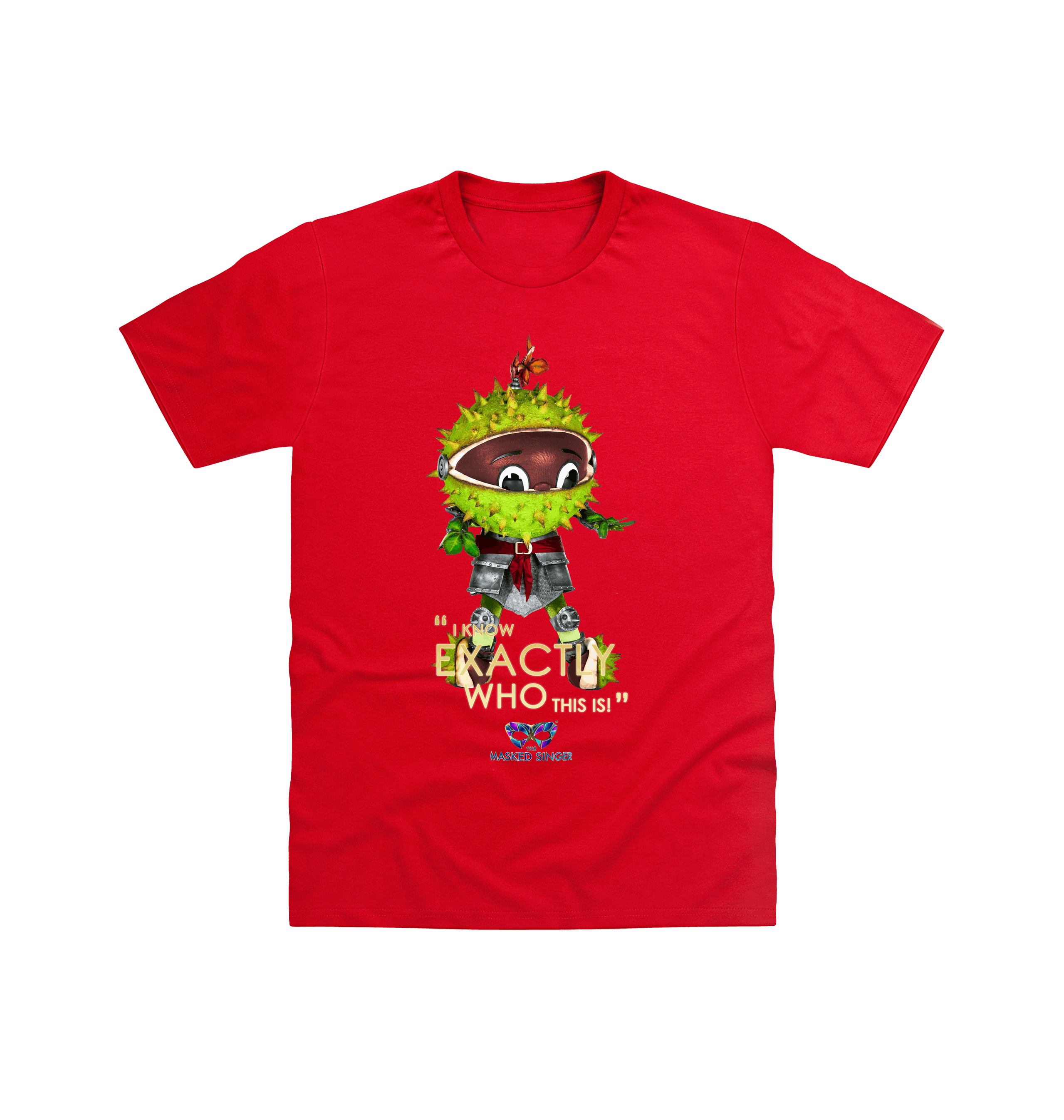 Red Printed T-shirt Front